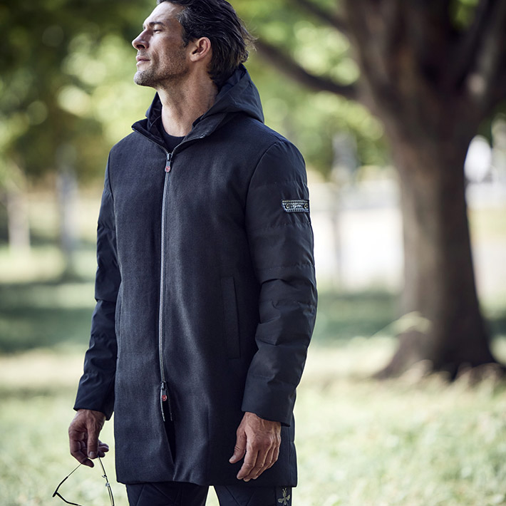 会員様限定OUTLET SALE]在庫限り LANATECコンビデザインフーデッド