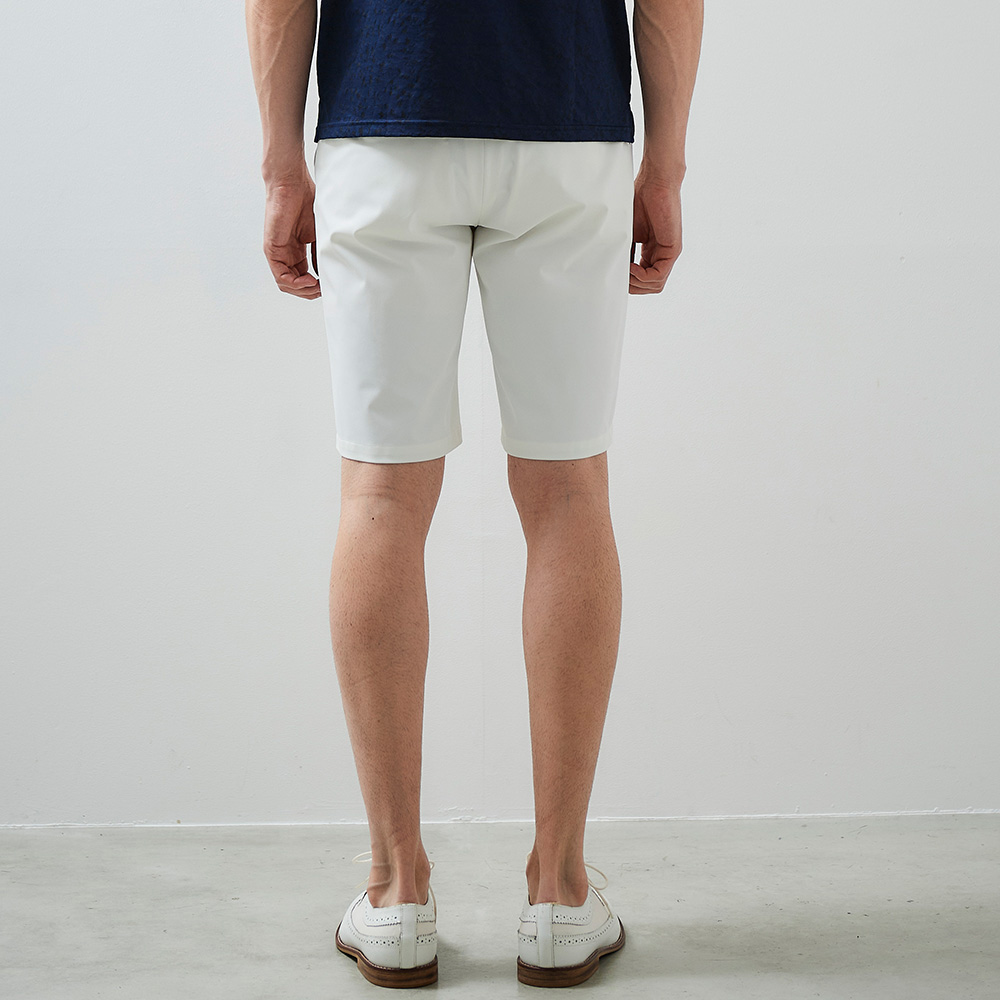 WEB限定販売］ハーフパンツ 4WAYストレッチ センタープリーツ