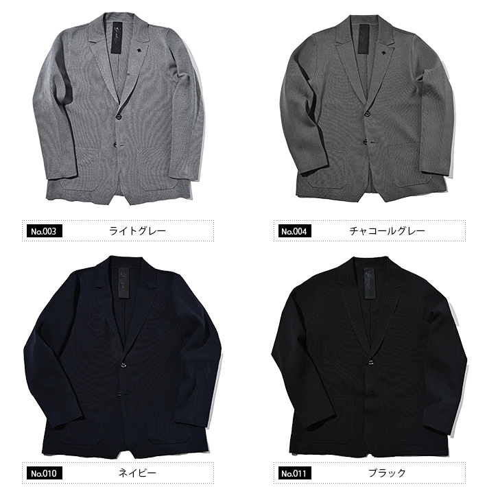 G-ZERO ミラノリブ14Gニットジャージジャケット 450218 G-STAGE ジー