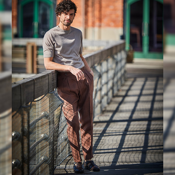 1円 秋冬 新品 GEEGELLAN／82cm／パンツ 日本製 ウール100% 艶サキソニー 無地 ワンタック スラックス ジーゲラン／c107*82*グレー 1円⁄秋冬⁄GEEGELLAN⁄82cm⁄脚長パンツ 別珍 日本製 スラックス