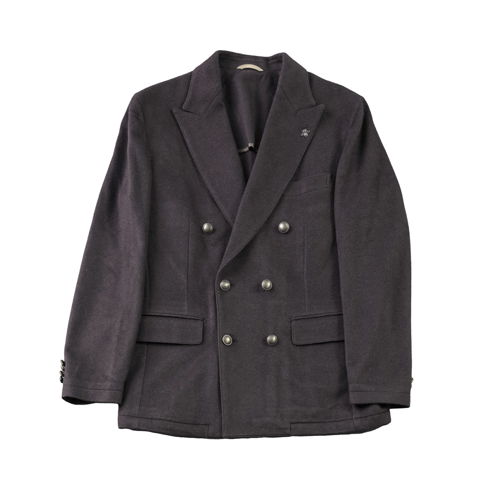 イタリア製生地カシミヤジャケット