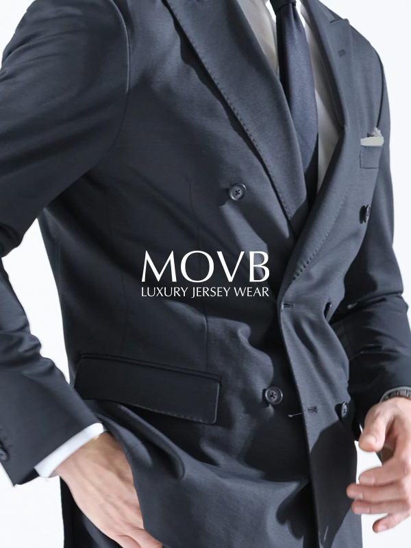 MOVB(モーブ) ラグジュアリージャージーネイビージャケット MOVB(モーブ) ラグジュアリージャージーネイビージャケット MOVB