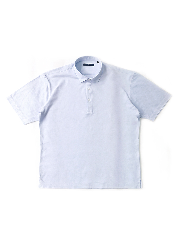 スラブ半袖ポロシャツ 軽量 ジャージ ストレッチ ウォッシャブル