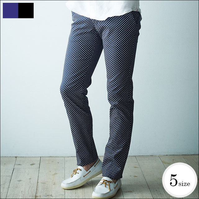 g-stage（ジーステージ） 小紋柄ストレッチコットンパンツ 550581