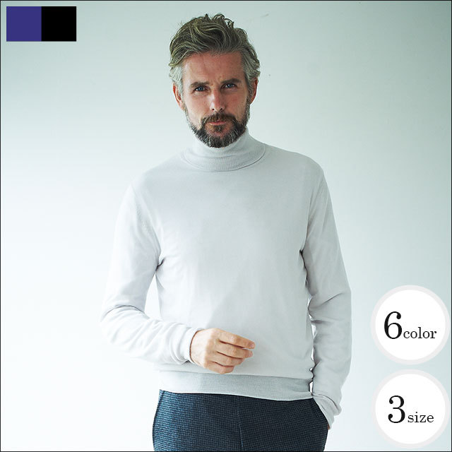 g-stage(ジーステージ) EXファインメリノウールハイゲージセーター 640766